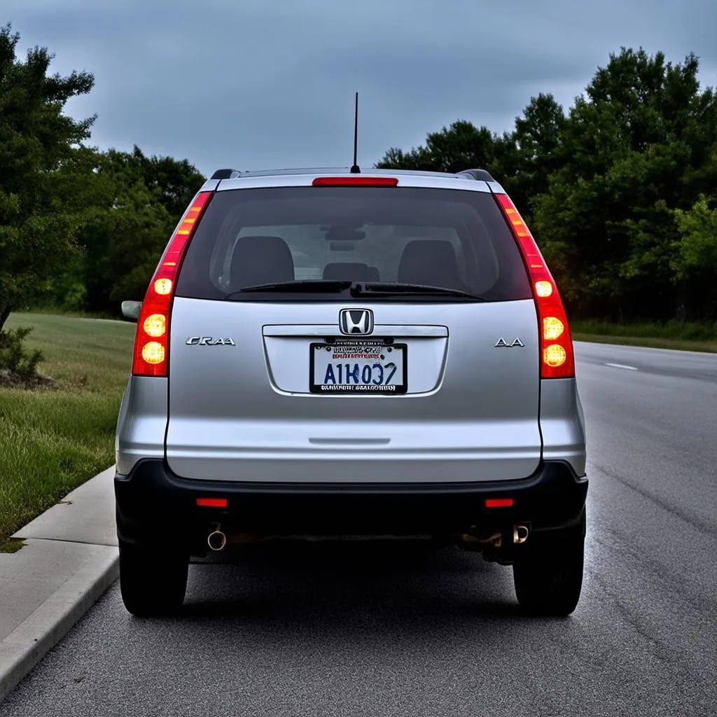 Honda CRV with check engine light on