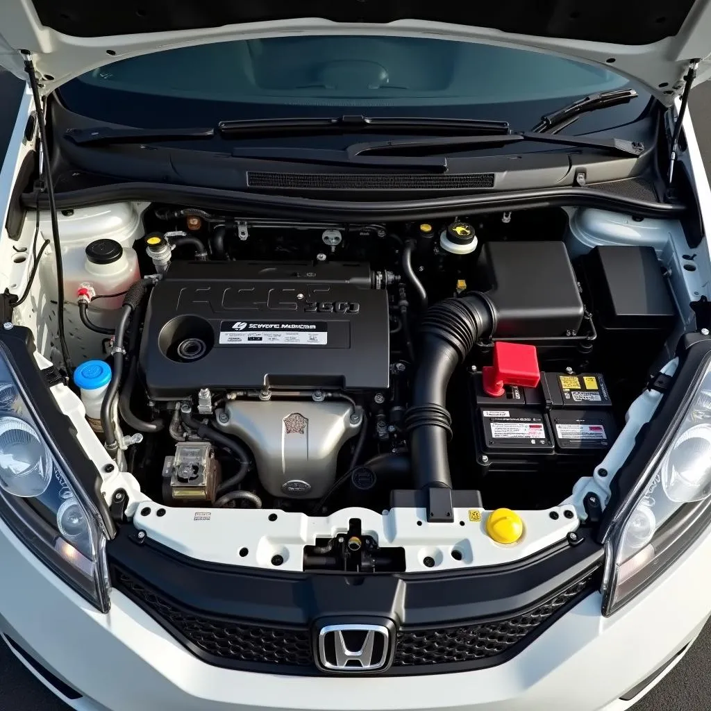 Honda Fit Engine Bay