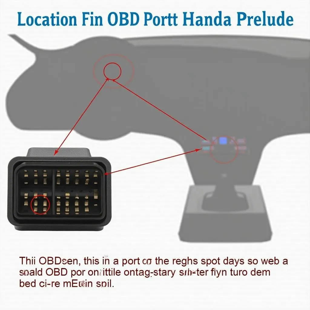 Honda Prelude OBD Port Location