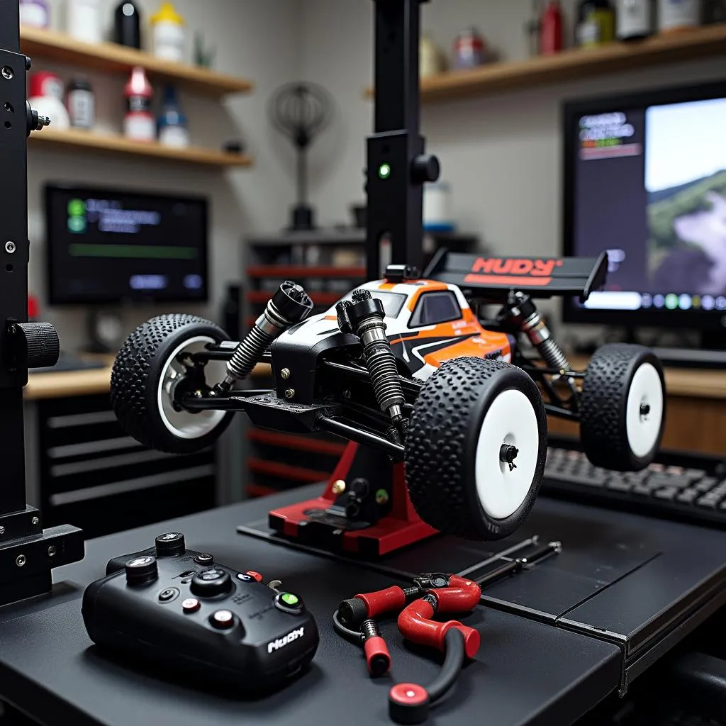 Hudy RC car setup station