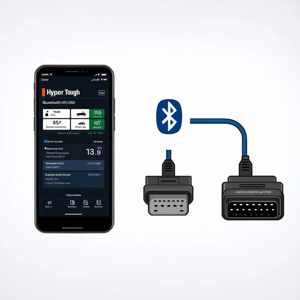 Hyper Tough OBD Bluetooth Scanner App