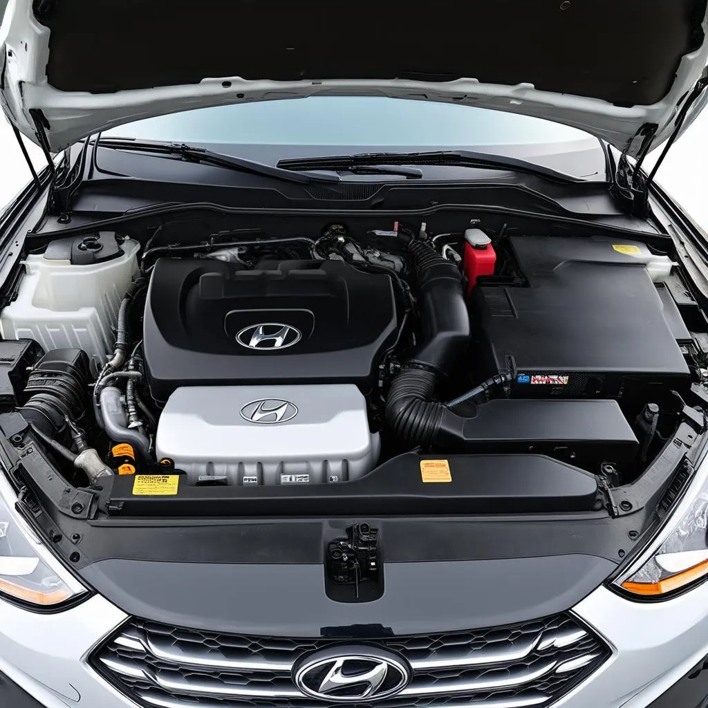 Hyundai Elantra Engine Bay