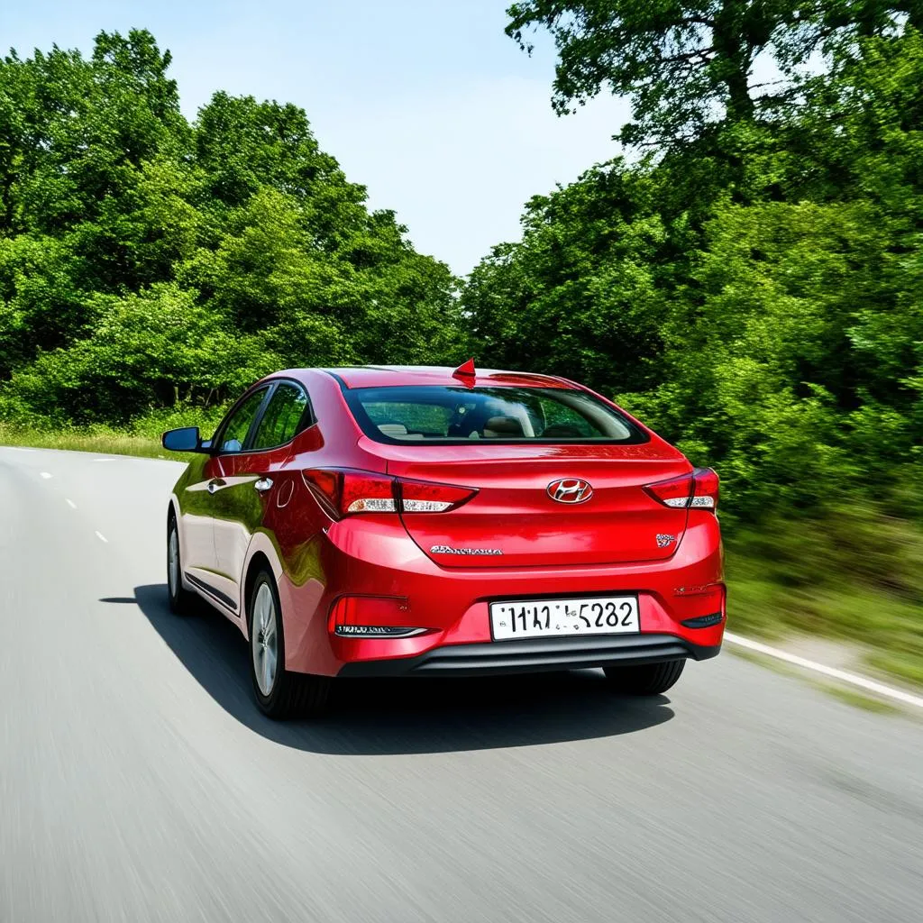 Hyundai Elantra Sport Driving