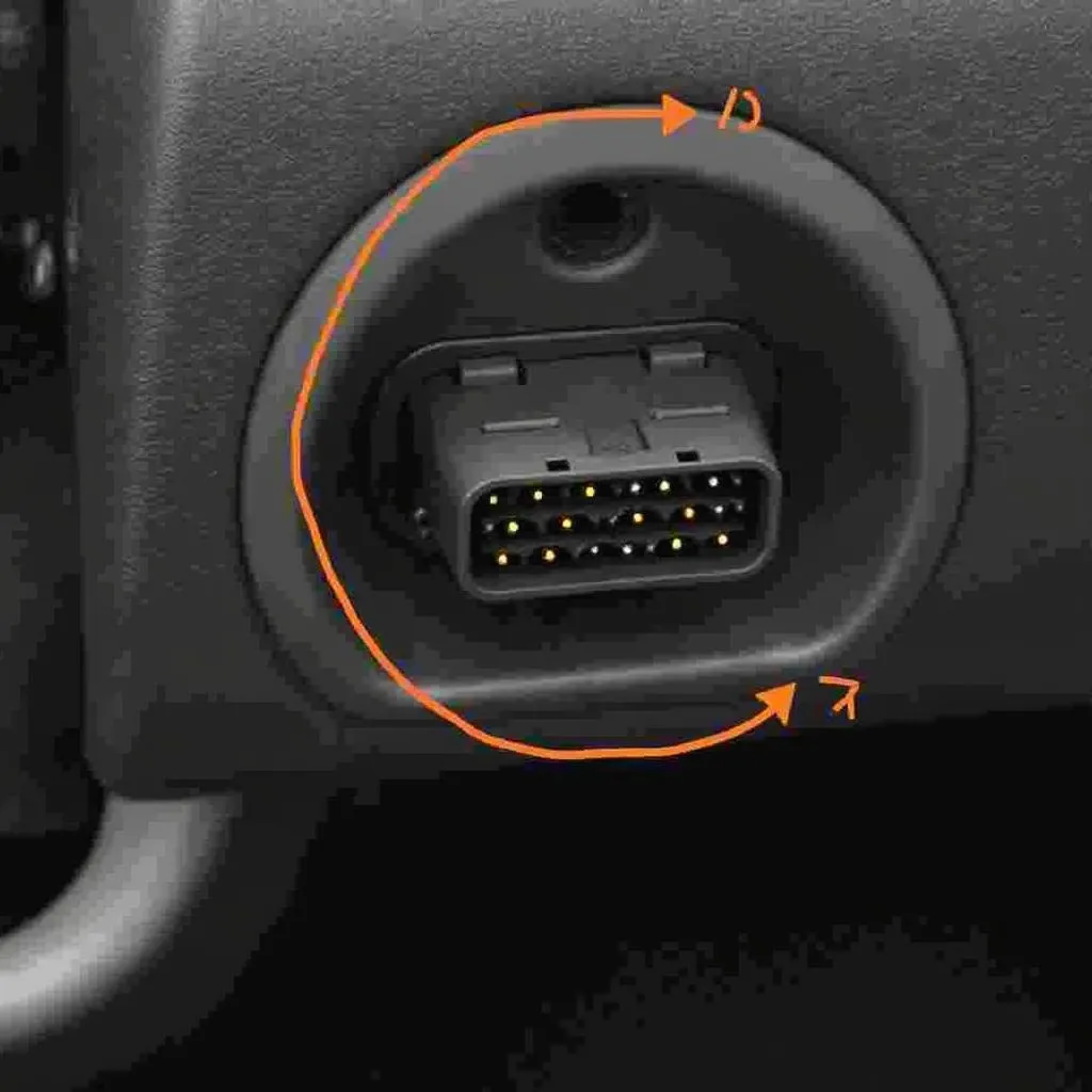 Hyundai i10 OBD Port Location