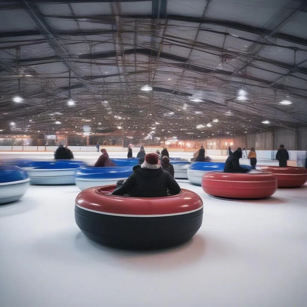 Ice Bumper Car Rink in Germany