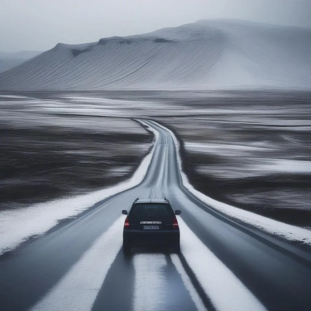 Driving in Iceland