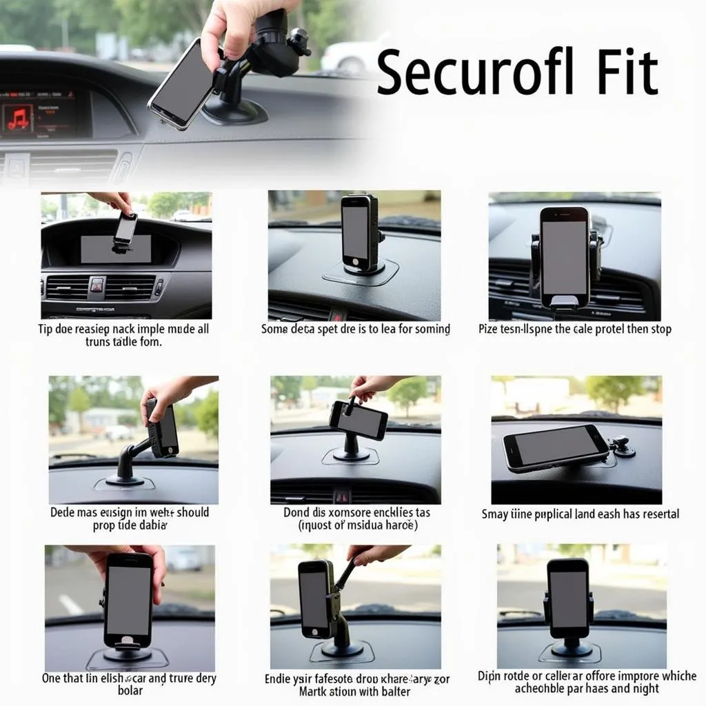 Step-by-step guide on installing a car dashboard phone holder