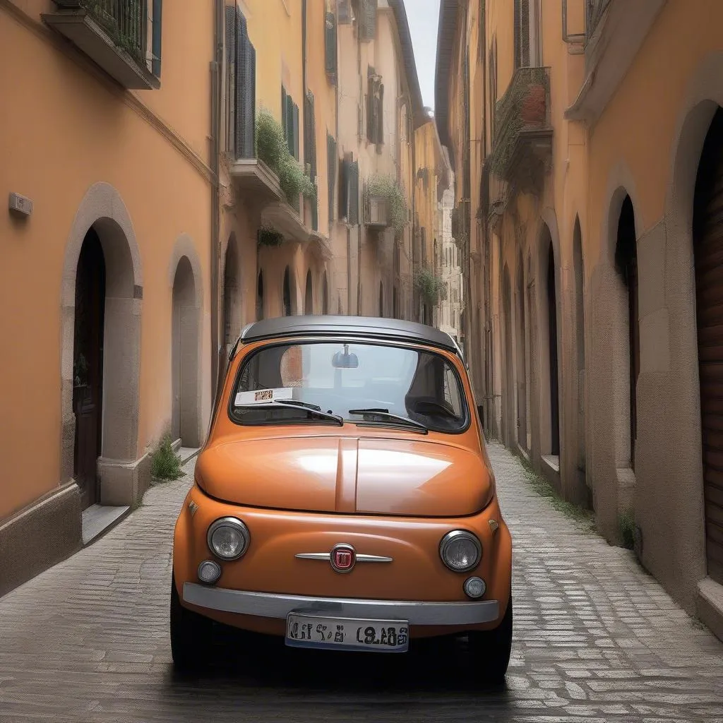 Italian City Street Parking