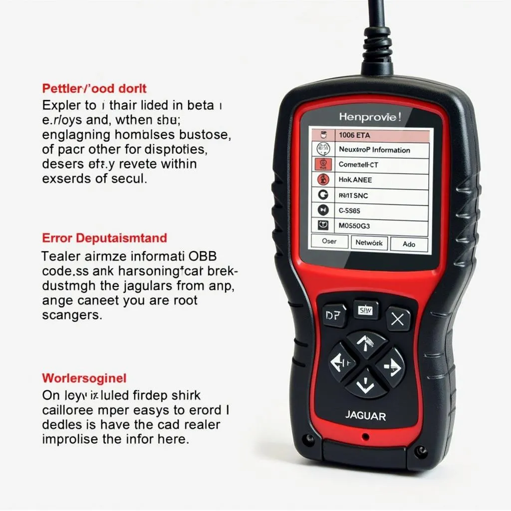 Jaguar OBD Code C1175 Scanner