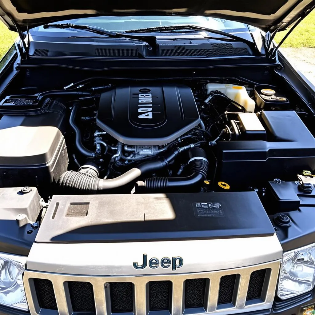 Jeep Commander Engine Bay