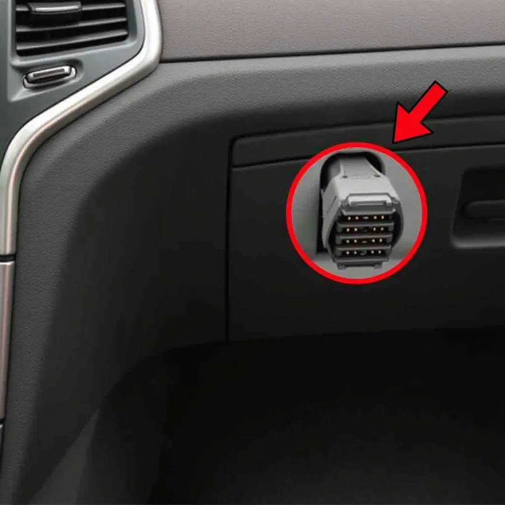 Jeep Grand Cherokee OBD Port Location