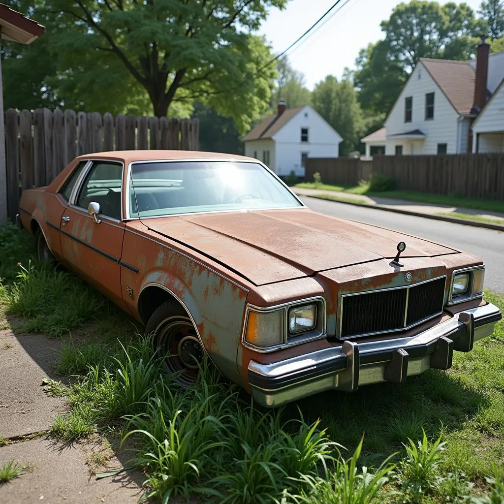 Junk car in Paterson NJ