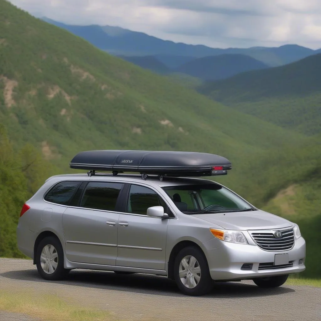 Karrite Voyager installed on a car roof rack