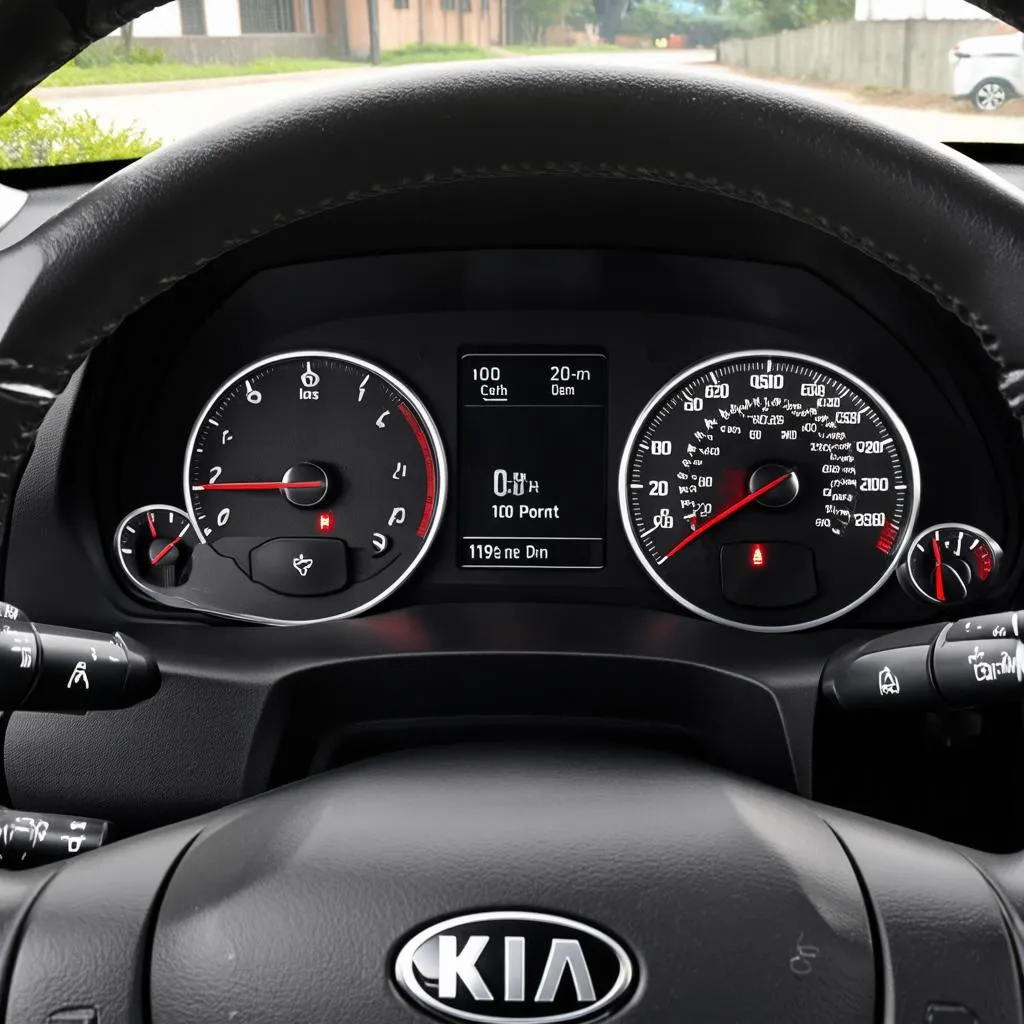 Kia Rio 2012 Dashboard