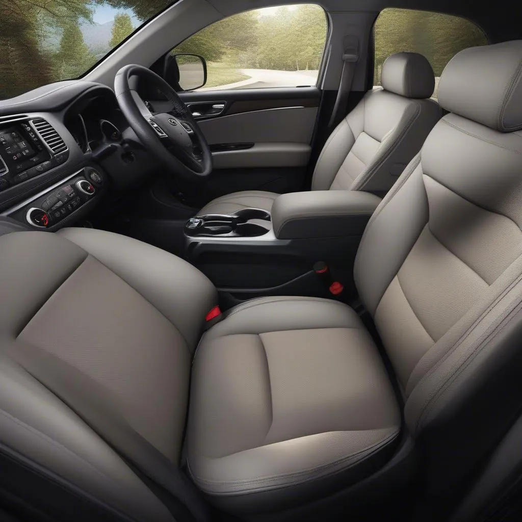 Kia Sorento Interior Featuring Family-Friendly Features