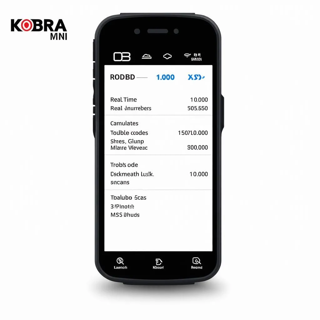 Kobra Mini Bluetooth OBD Car Diagnostic Scanner App