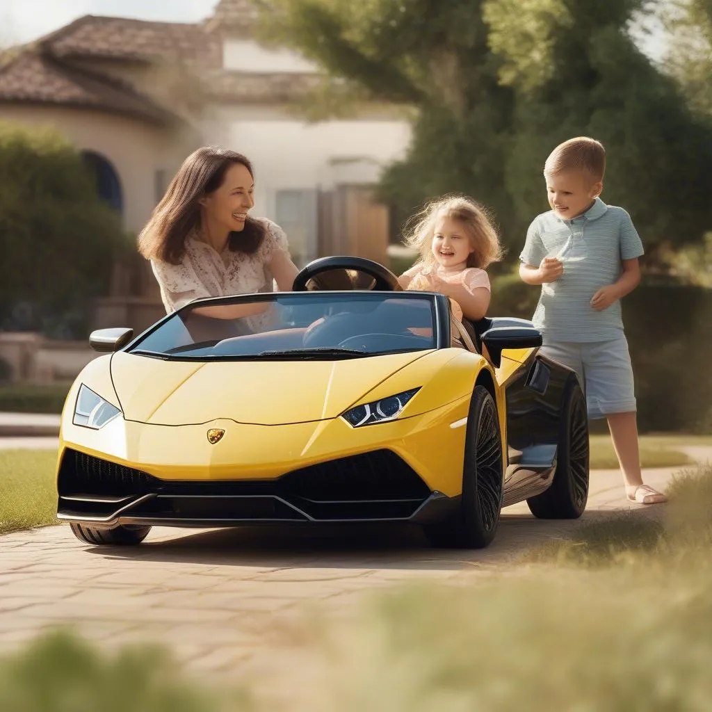 Lamborghini Kid Car Family