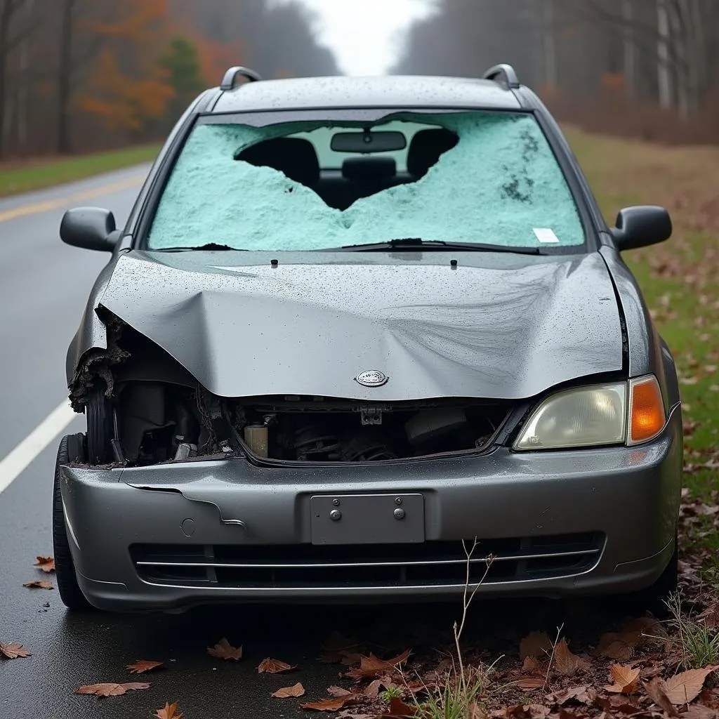 Car Accident Damage in Lancaster Ohio