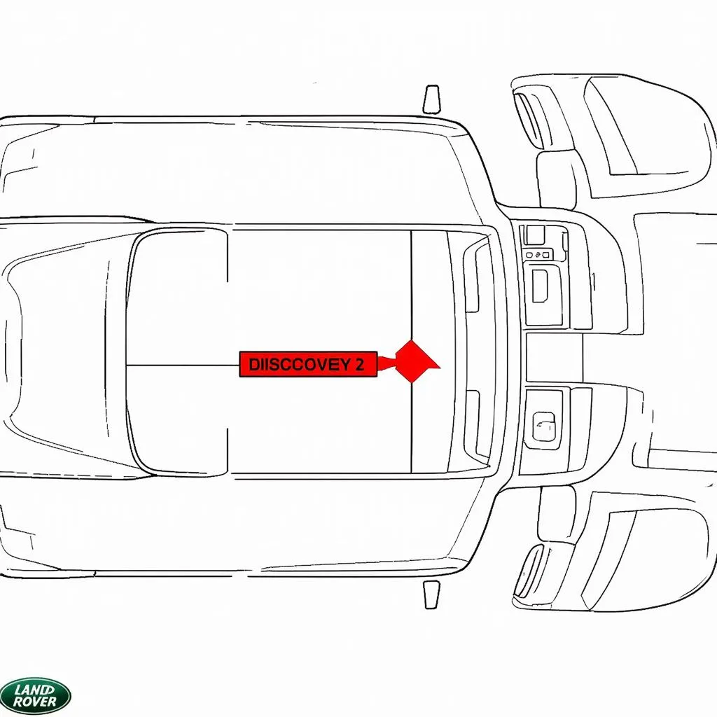 Land Rover Discovery 2 OBD Port Location Diagram