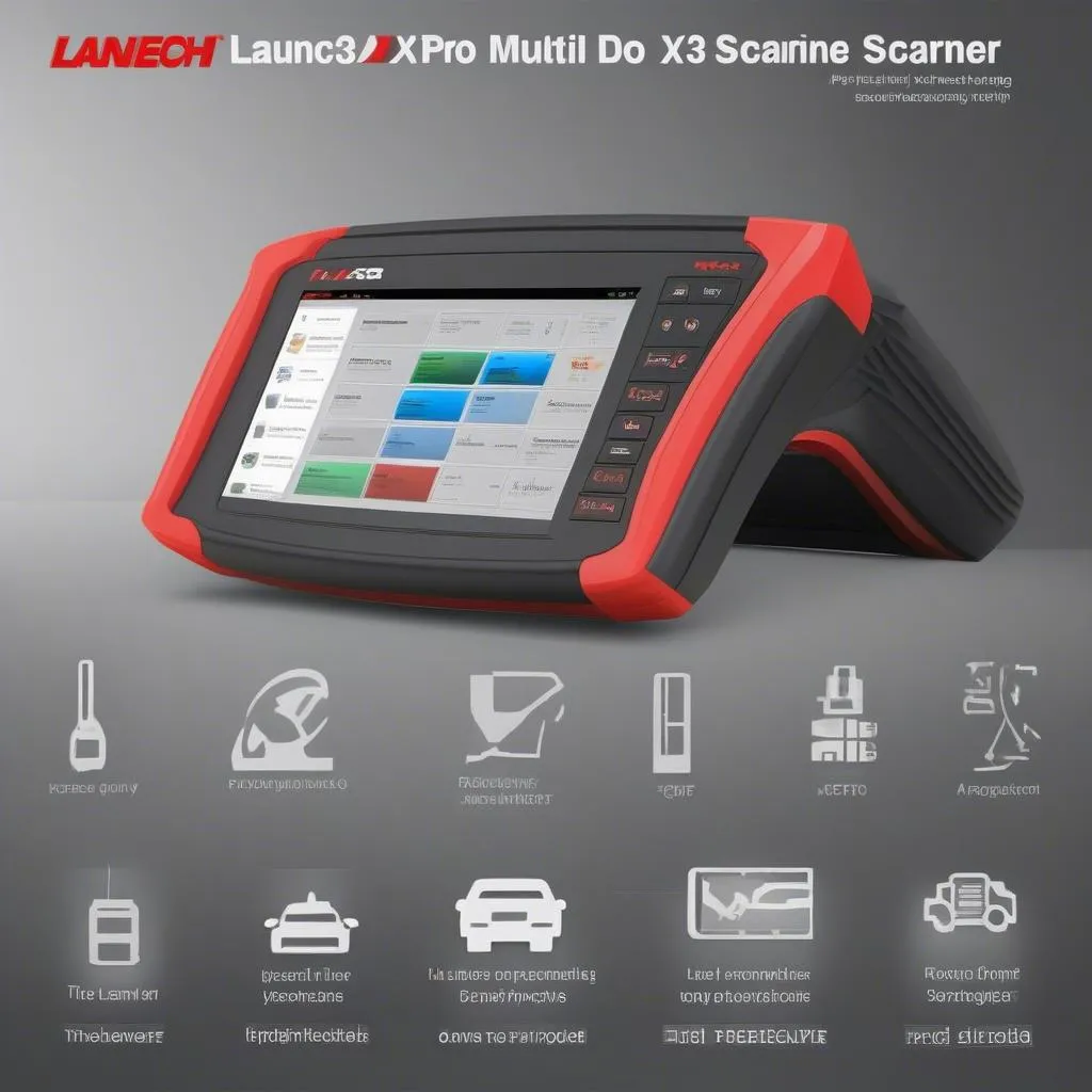 Launch X431 Pro3 Multi-Brand Diagnostic Scanner