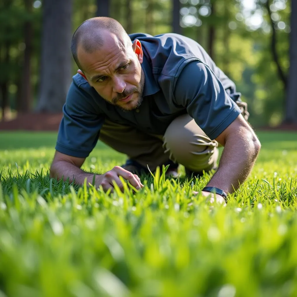 Lawn care professional McDonough GA