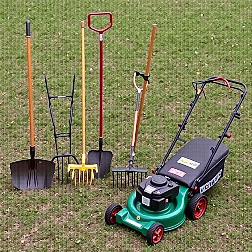 Lawn care tools in McDonough GA