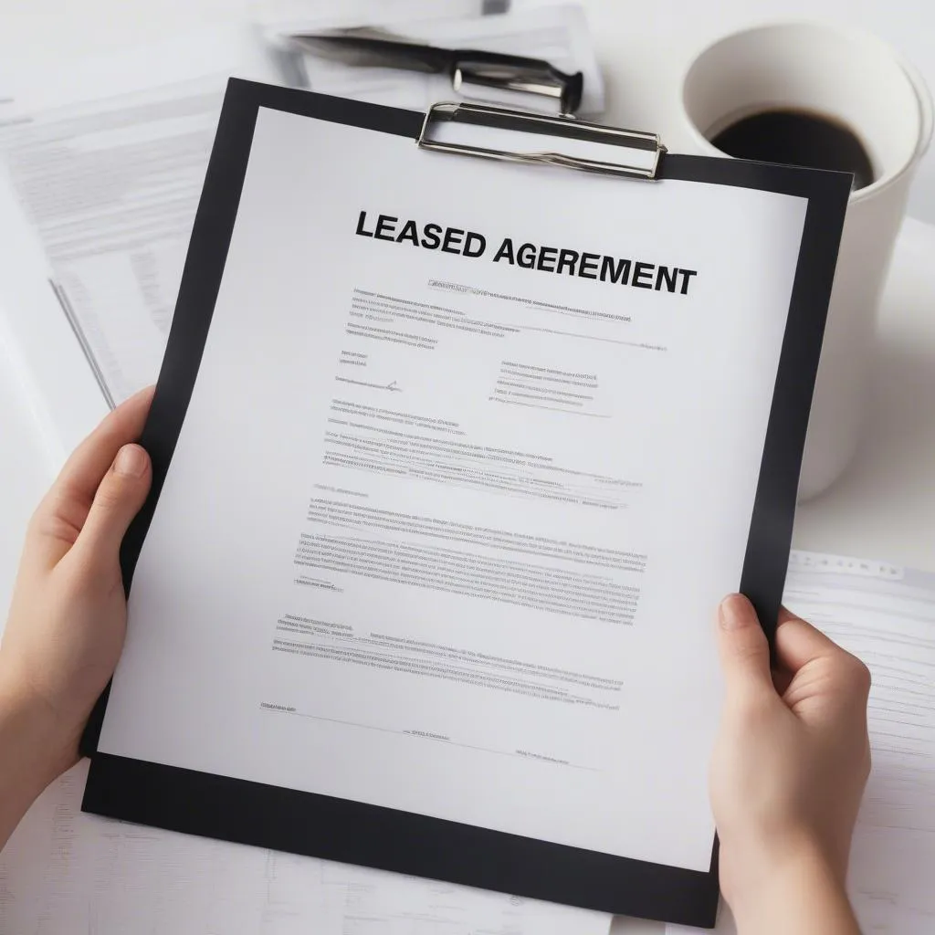 lease car agreement