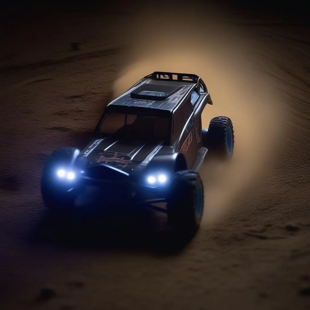 LED RC Car Night Driving