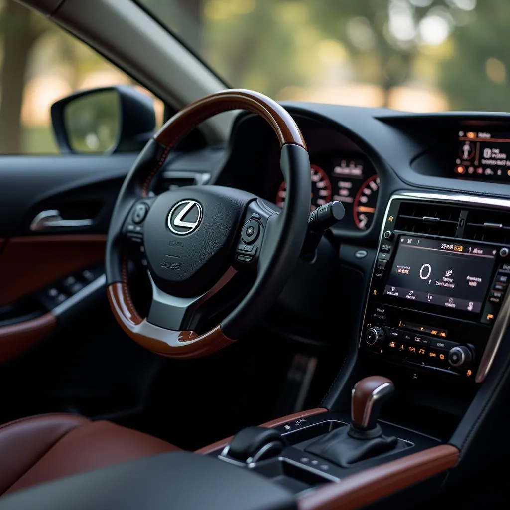 Lexus Car Interior Dashboard