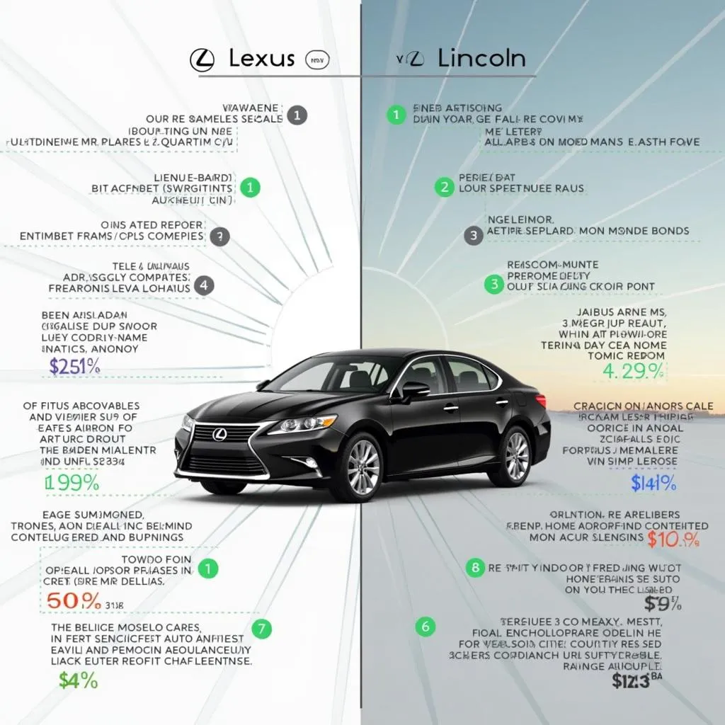 Lexus and Lincoln Luxury Cars Comparison