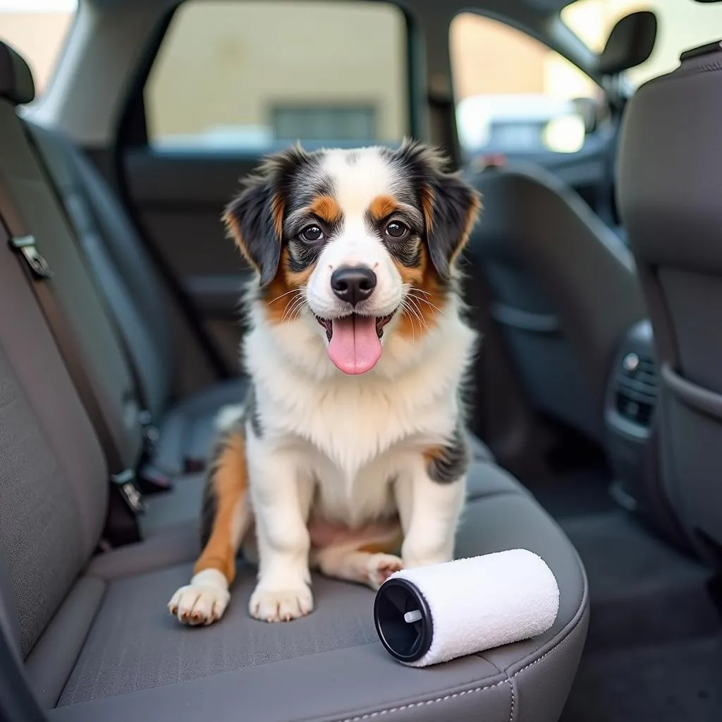 Lint Roller for Removing Pet Hair from Car Seats