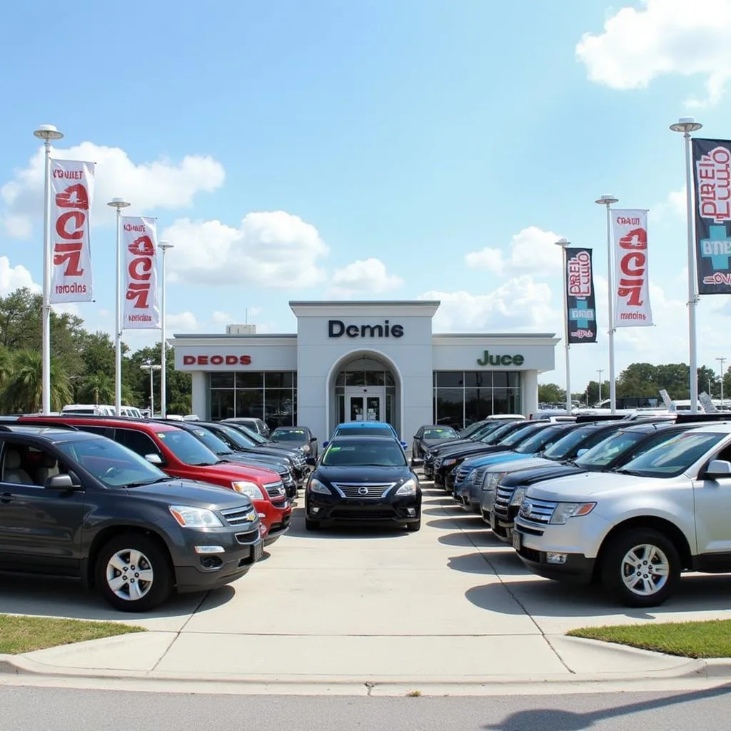 Car dealership exterior in Live Oak, FL