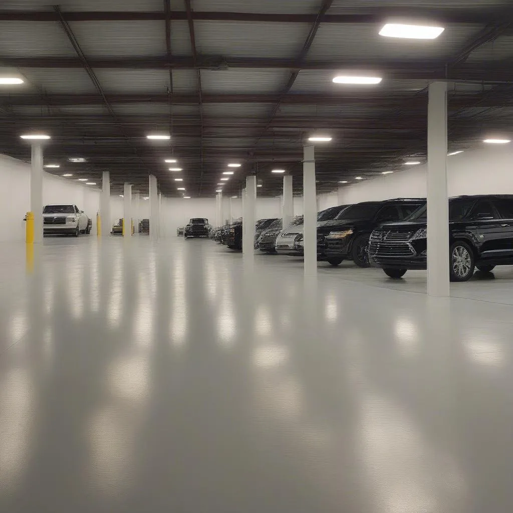 Indoor long-term car storage facility in NYC