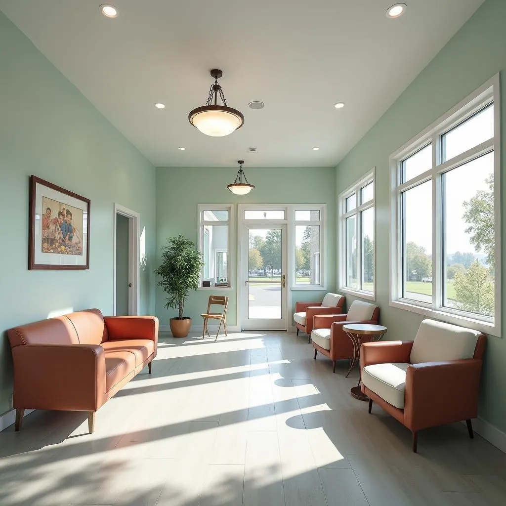 Modern and welcoming interior of a Marysville immediate care clinic