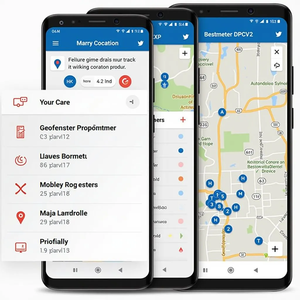 Mastrack OBD Live GPS App Interface