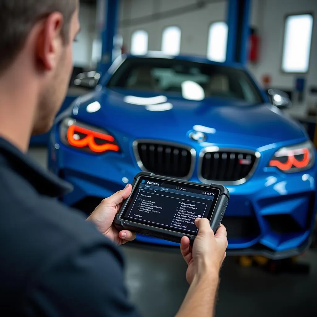 Using Krillin OBD on a BMW in a repair shop