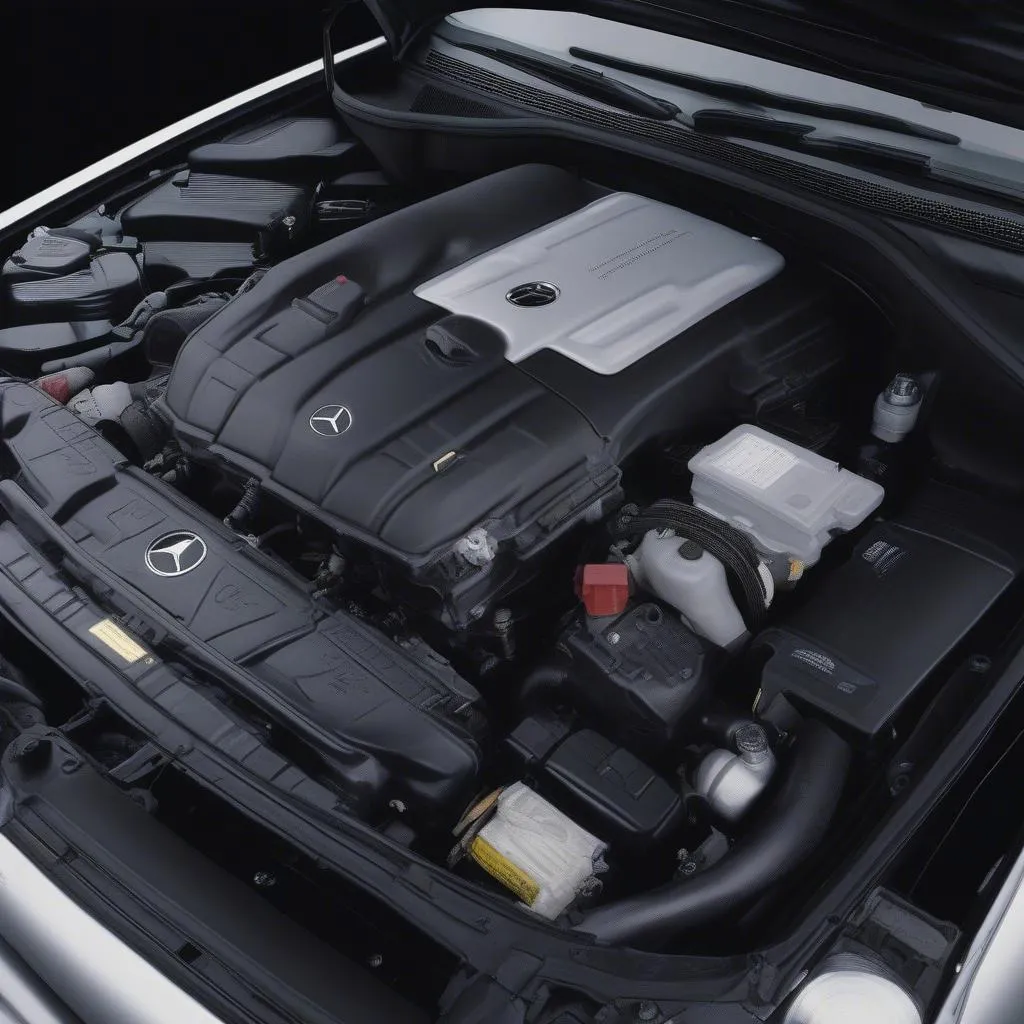 1997-mercedes-e300-d-engine-bay