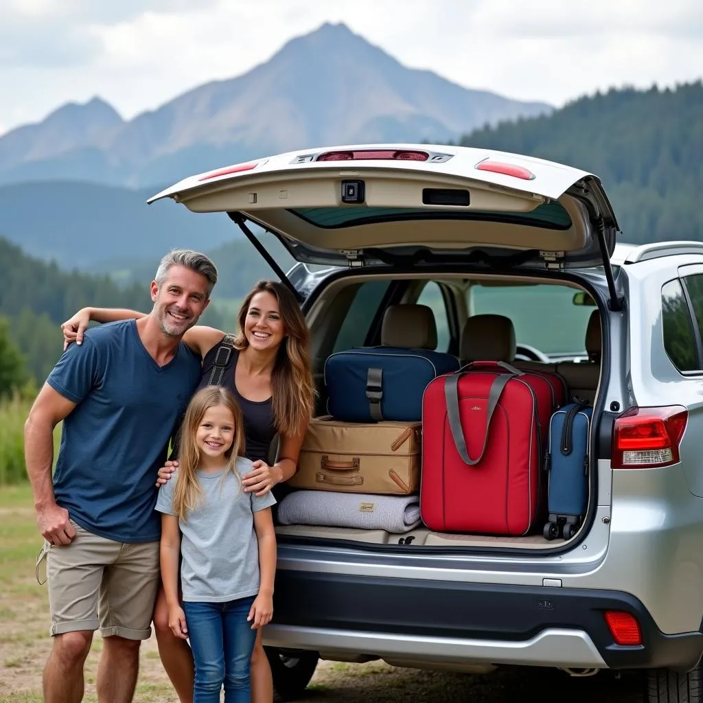 Mitsubishi Outlander Family Trip