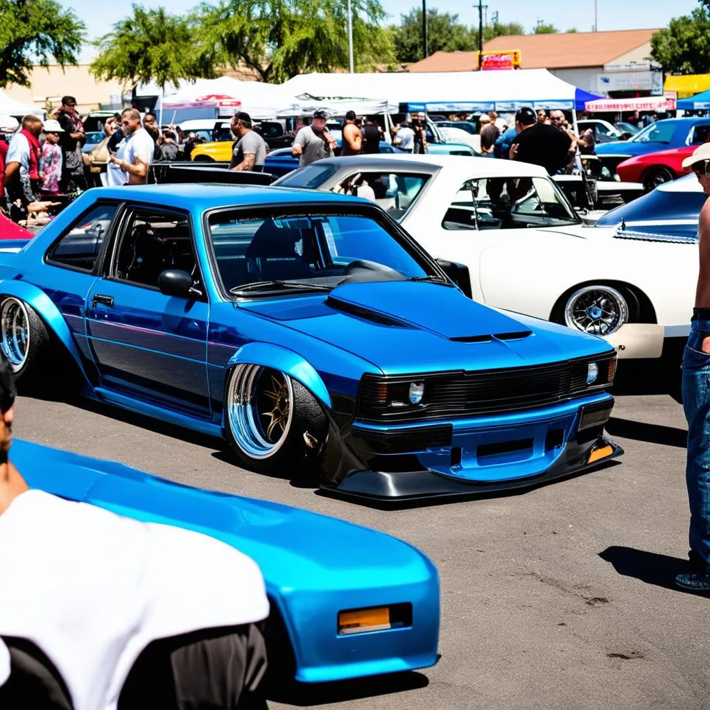 Modified Car Show in Fresno