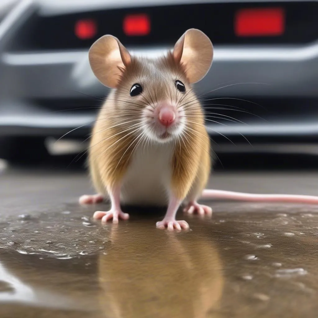 Mouse urine smell in car