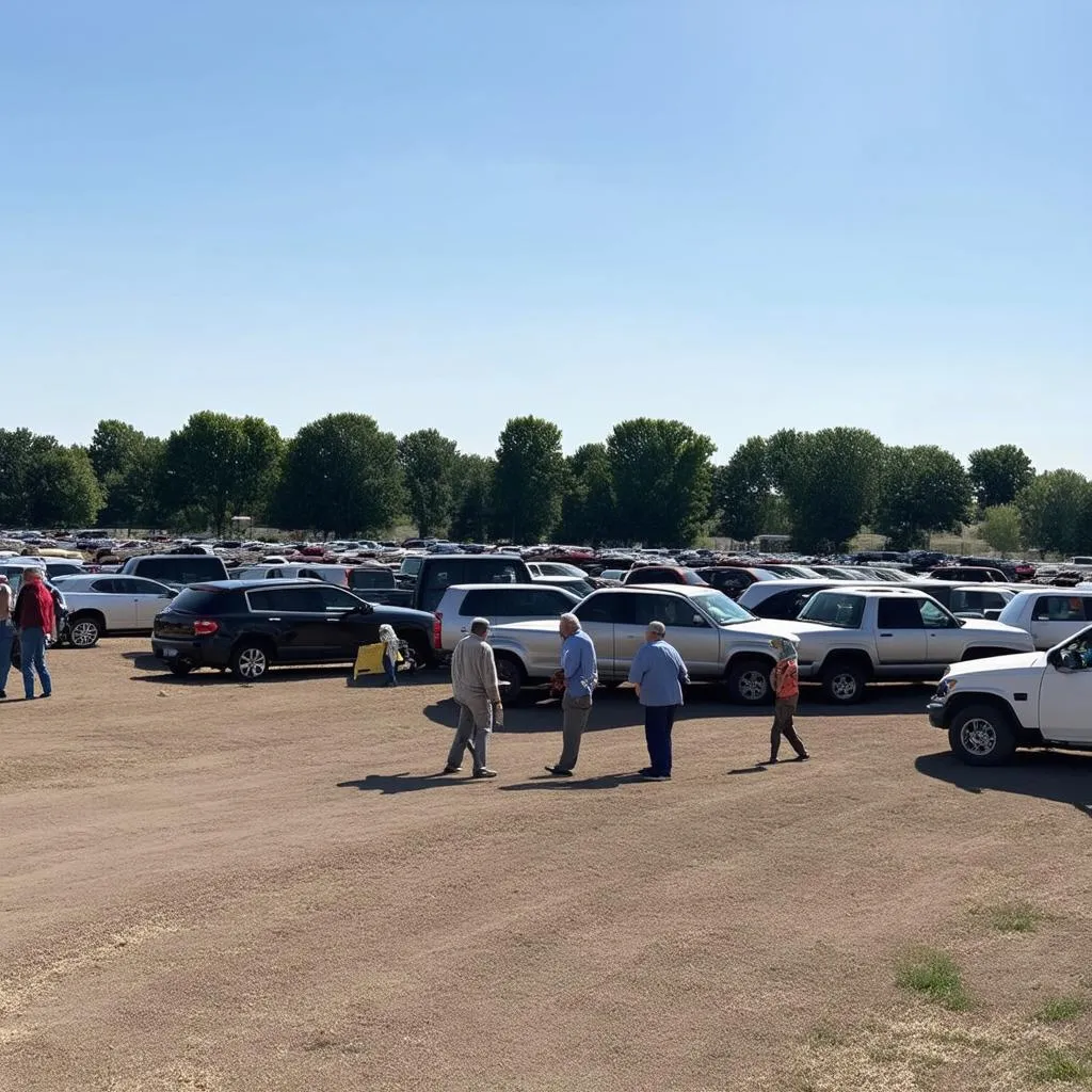 Car Auction Lot