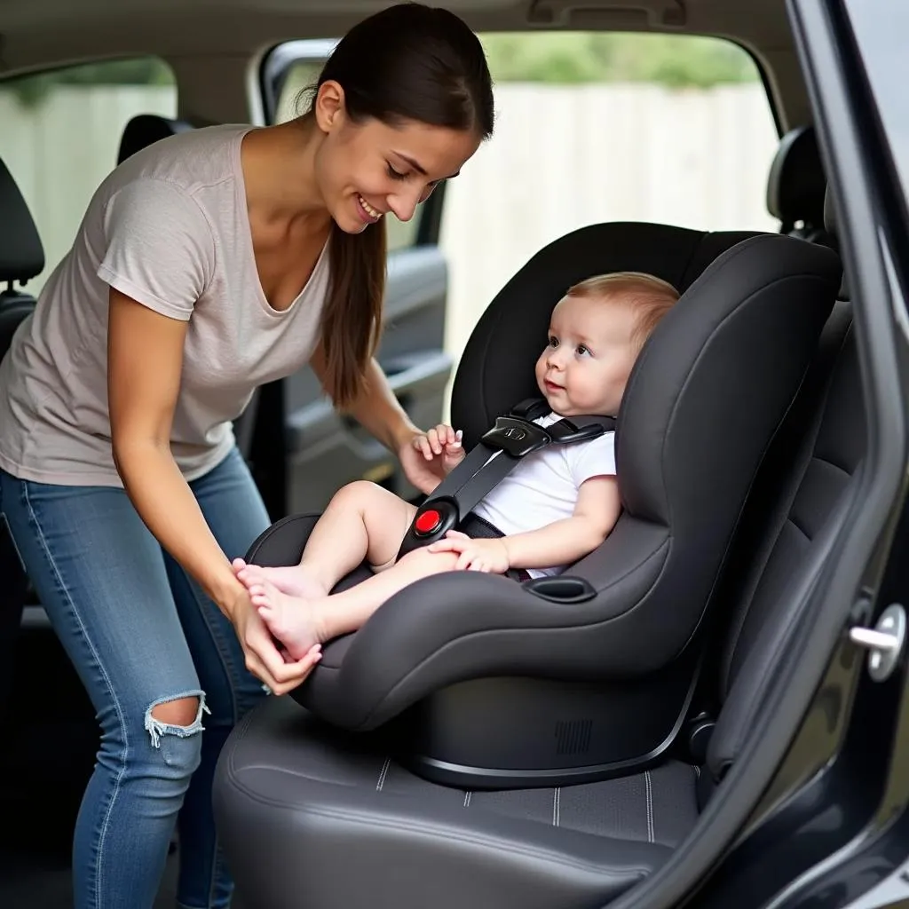 Newborn Car Seat Installation