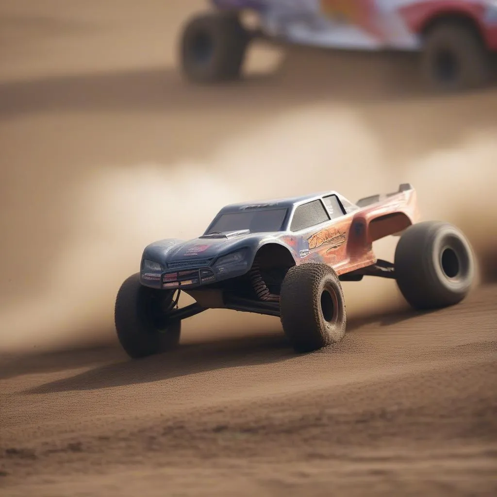 No Prep RC Car Racing on a Dirt Track