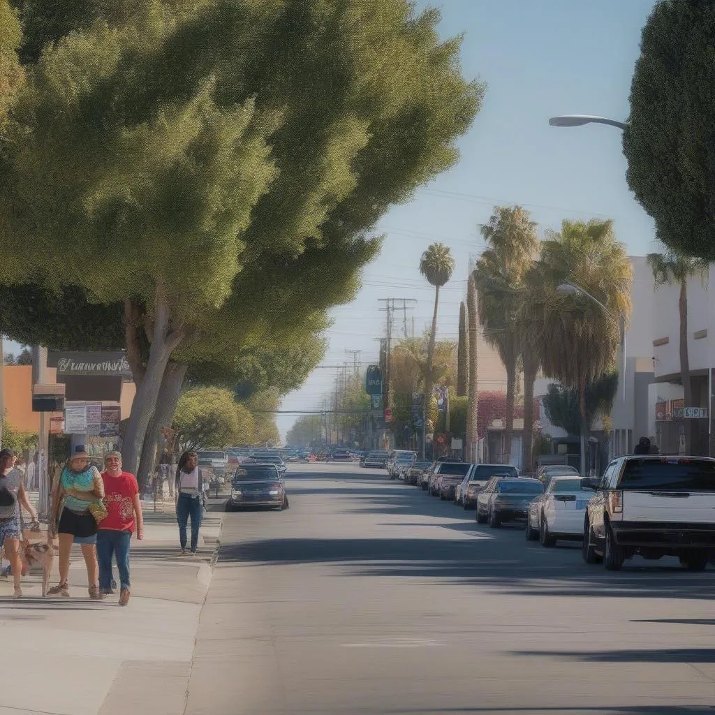 North Hollywood Street Scene