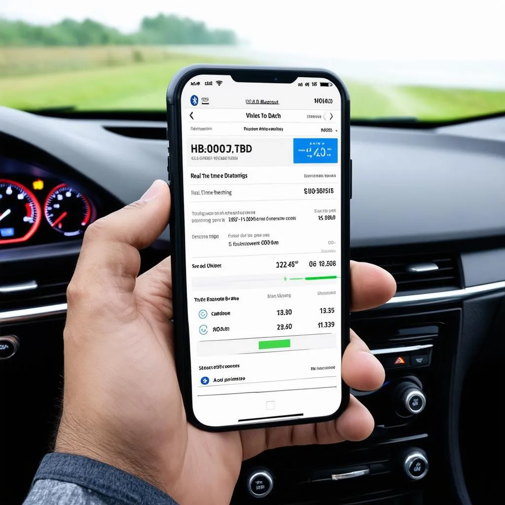 OBD App on Smartphone