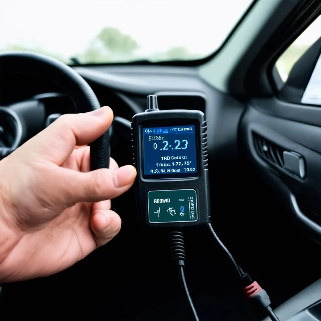 Obd Code Reader in a Car