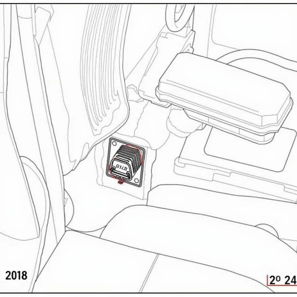 OBD Connector Location on a 2011 Jeep Compass