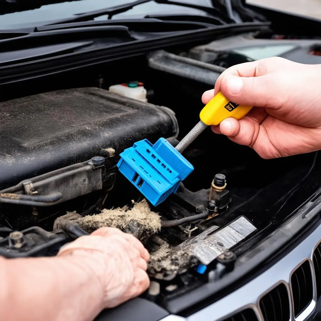 Cleaning OBD Connector