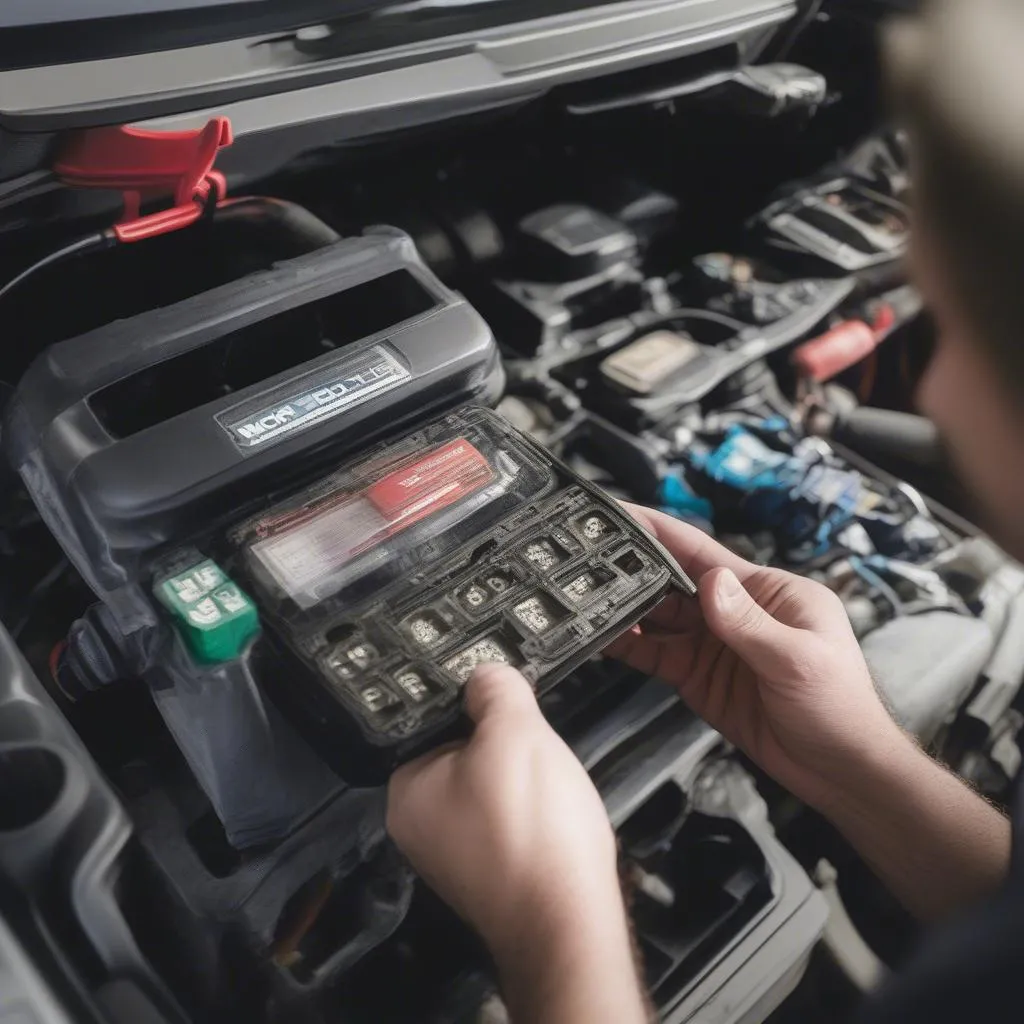 Replacing a blown OBD fuse