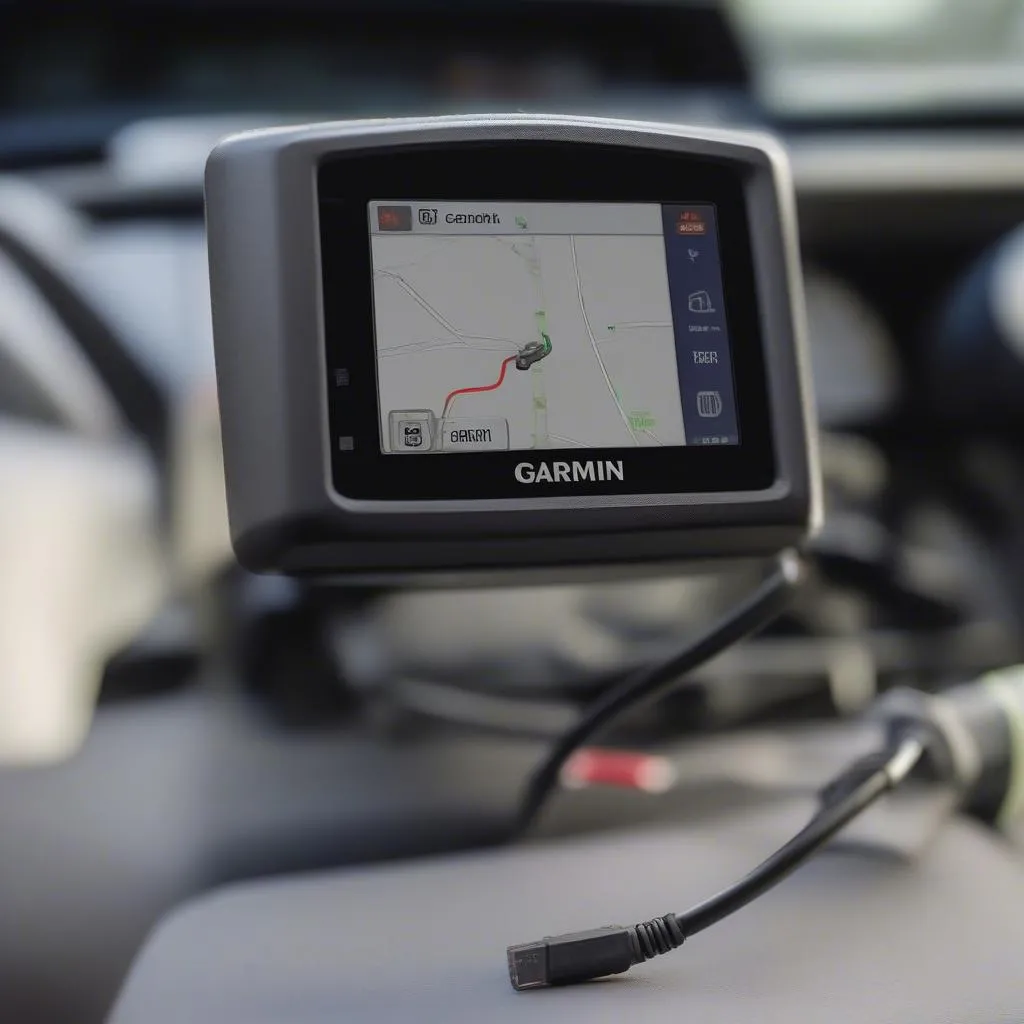 OBD-II Cable Connected to Dashcam